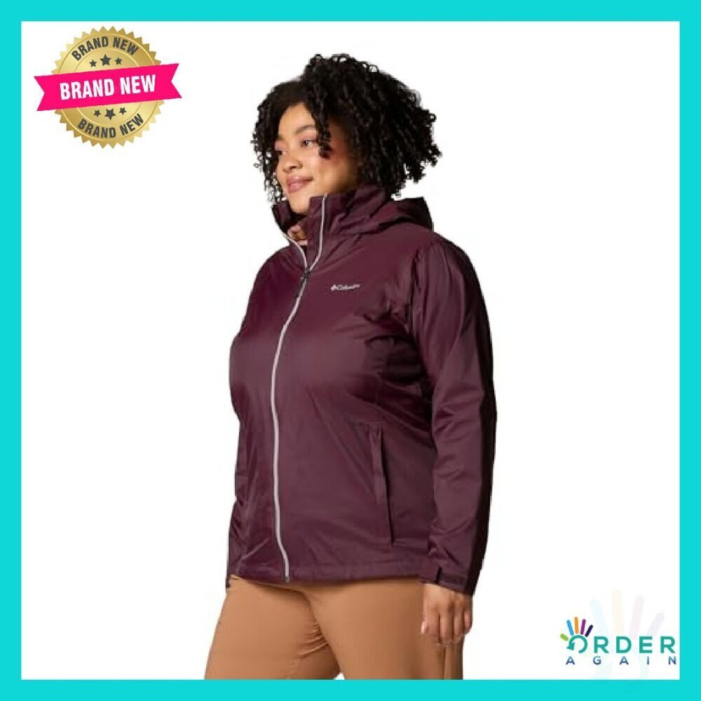 Packable Rain Jacket Lightweight Waterproof Hooded Classic Outdoor Travel Wear - Picture 6 of 7